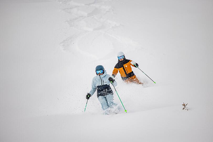 Variantenreiches Skifahren: Bei 114 Pistenkilometern findet jeder seine Lieblingspiste. Variantenreiches Skifahren: Bei 114 Pistenkilometern findet jeder seine Lieblingspiste.