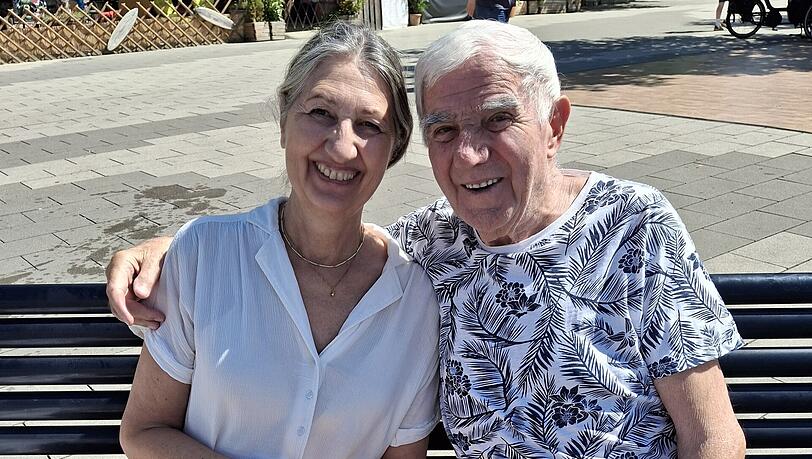 Gabriela Fuchs und Carlo Debele treffen sich oft in Pasing.