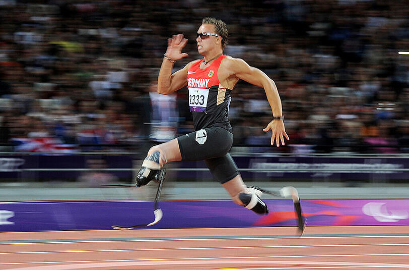 David Behre holt bei der EM in Swansea Gold über 400 Meter. (hier Archivbild von den Paralympischen Spielen 2012 in London)