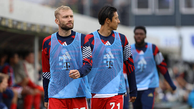 Konrad Laimer fehlt dem FC Bayern im Spiel gegen Union Berlin. Konrad Laimer fehlt dem FC Bayern im Spiel gegen Union Berlin.