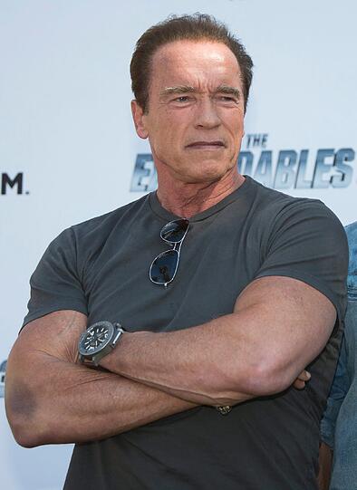Wer beim dritten Abenteuer von "The Expendables" natürlich nicht fehlen darf: der ehemalige Gouvernator Arnold Schwarzenegger!