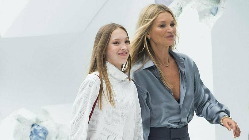 Wie die Mutter so die Tochter. Kate Moss mit ihrer einzigen Tochter Lila