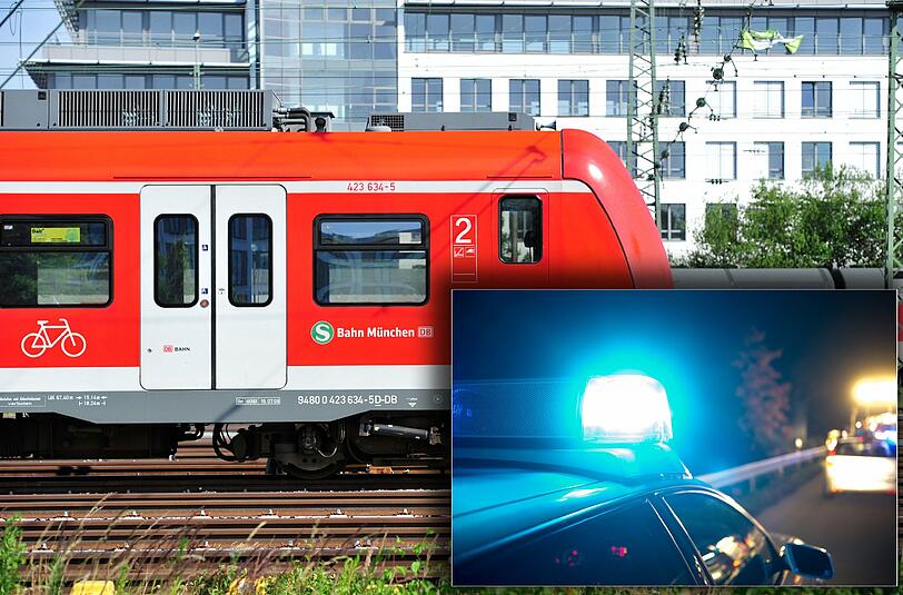 Polizeieinsatz bei der S-Bahn: Ein 18-jähriges Mädchen ist von einem Zug erfasst und getötet worden.