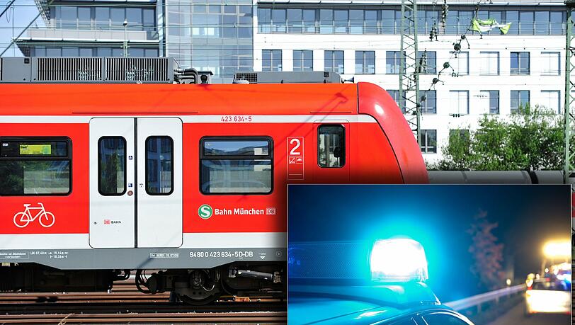 Polizeieinsatz bei der S-Bahn: Ein 18-jähriges Mädchen ist von einem Zug erfasst und getötet worden. Polizeieinsatz bei der S-Bahn: Ein 18-jähriges Mädchen ist von einem Zug erfasst und getötet worden.