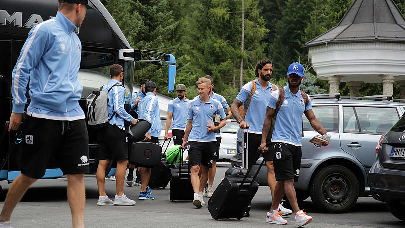 Die Löwen sind da! In Kössen/Tirol hat das zweite Trainingslager des TSV 1860 in der Vorbereitung auf die Drittliga-Saison begonnen.