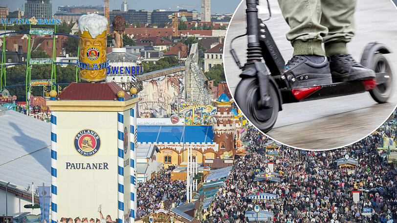 Von der Wiesn direkt auf den E-Scooter? Das will die Rathaus-CSU verhindern.