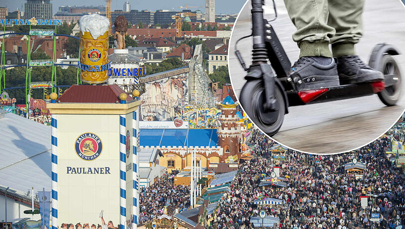 Von der Wiesn direkt auf den E-Scooter? Das will die Rathaus-CSU verhindern. Von der Wiesn direkt auf den E-Scooter? Das will die Rathaus-CSU verhindern.