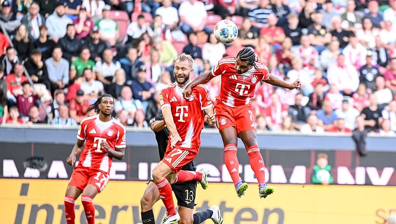 Serge Gnarby traf per Kopf zum 1:0 für den FC Bayern.