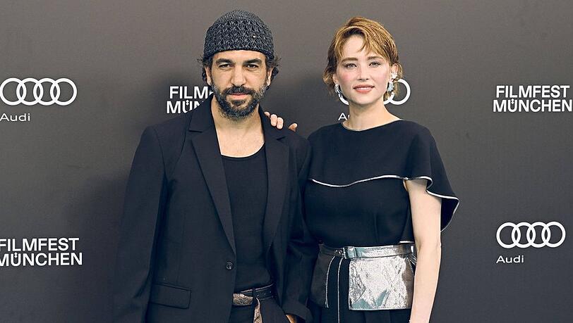 Elyas M'Barek und Co-Star Haley Bennett beim Filmfest M&uuml;nchen.