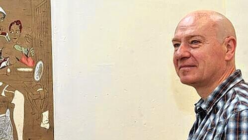 Ein Werk aus dem Zyklus „Macht und Ohnmacht“ des Nürnberger Peter Dauphin genannt Muth. Ein Werk aus dem Zyklus „Macht und Ohnmacht“ des Nürnberger Peter Dauphin genannt Muth.
