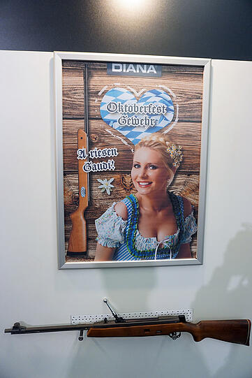 Mit diesem Gewehr schießt man (nicht nur) auf dem Oktoberfest.