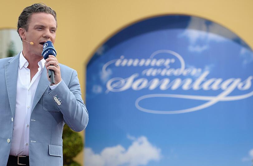 Stefan Mross in der ARD-Show "Immer wieder sonntags".