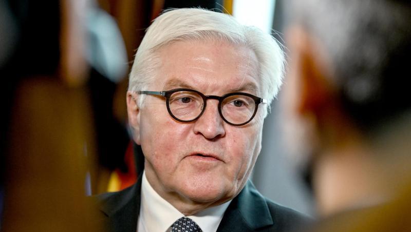 Bundespräsident Frank-Walter Steinmeier spricht zu Journalisten. Foto: Britta Pedersen/zb/dpa/Archivbild Bundespräsident Frank-Walter Steinmeier spricht zu Journalisten. Foto: Britta Pedersen/zb/dpa/Archivbild