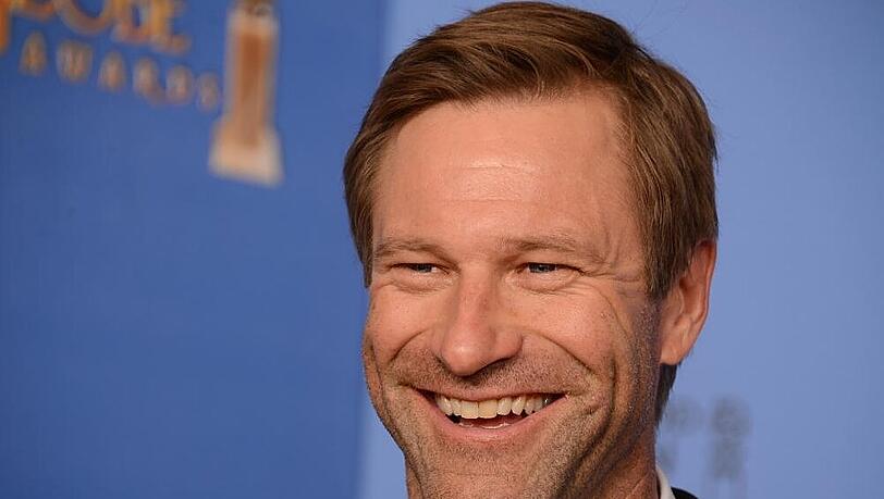 Schauspieler Aaron Eckhart bei den Golden Globes 2014