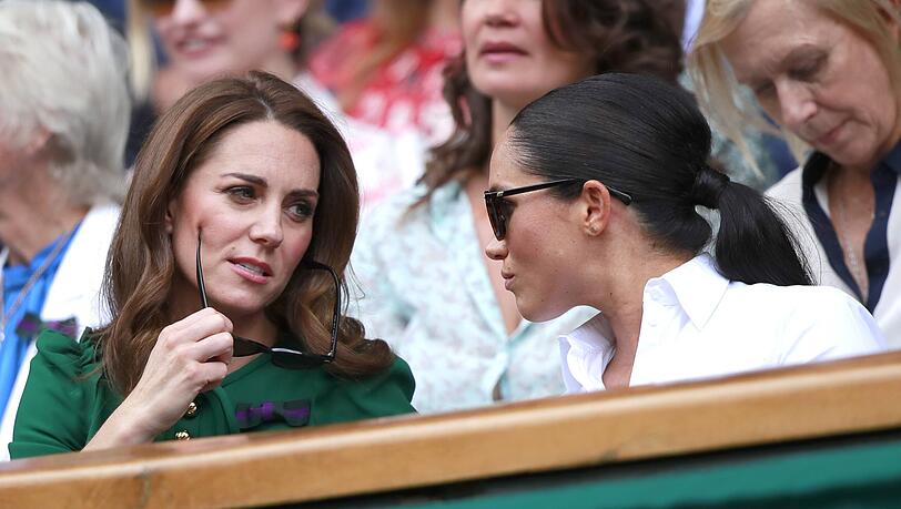 2019 besuchten Kate und Meghan noch gemeinsam ein Wimbledon-Match