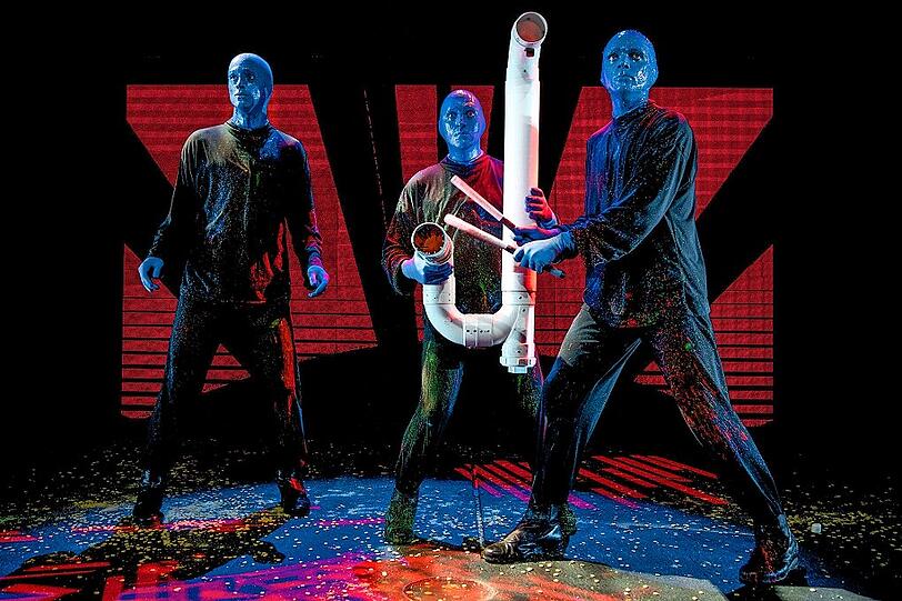Berlins erfolgreichste Show: die BLUE MAN GROUP.