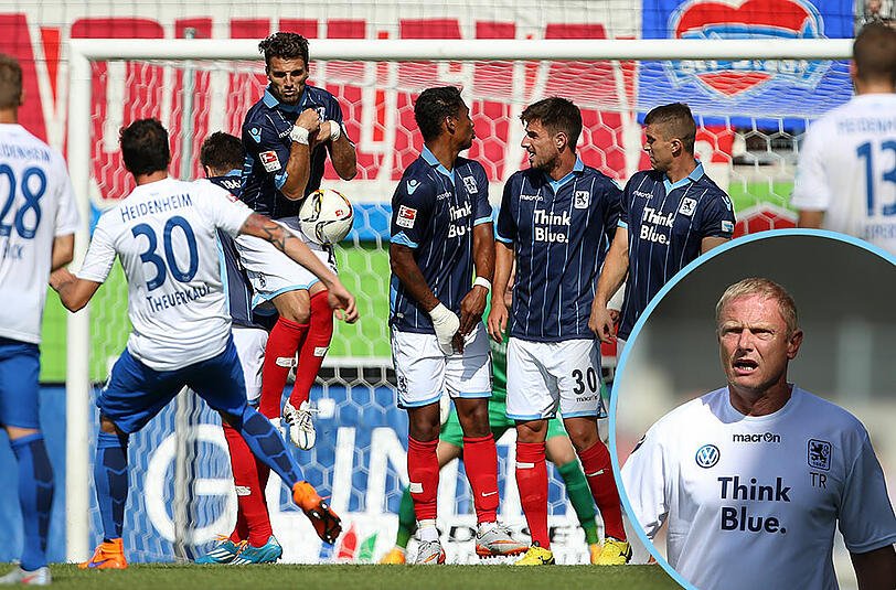 Doppelte Niederlage: Gegen Heidenheim verloren die Löwen mit 0:1 &ndash; und das auch noch in roten Stutzen - Zuversichtlich: 1860-Trainer Fröhling.