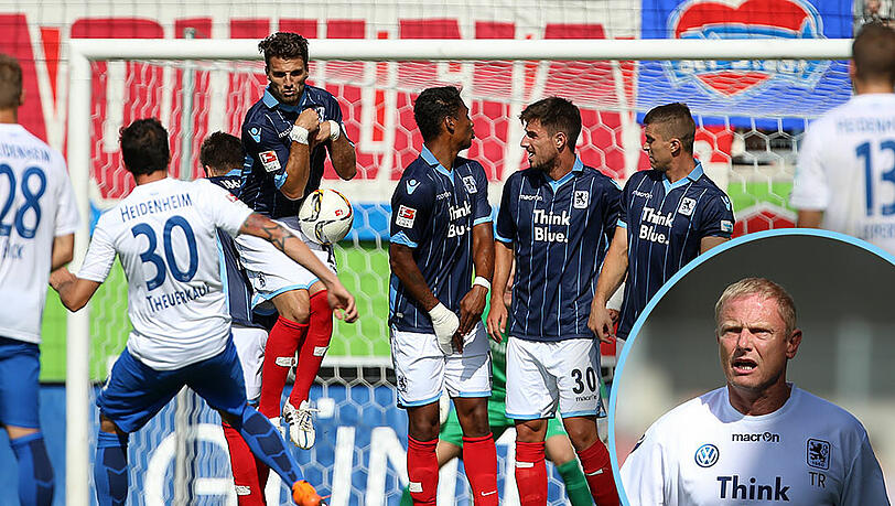 Doppelte Niederlage: Gegen Heidenheim verloren die Löwen mit 0:1 – und das auch noch in roten Stutzen - Zuversichtlich: 1860-Trainer Fröhling. Doppelte Niederlage: Gegen Heidenheim verloren die Löwen mit 0:1 – und das auch noch in roten Stutzen - Zuversichtlich: 1860-Trainer Fröhling.