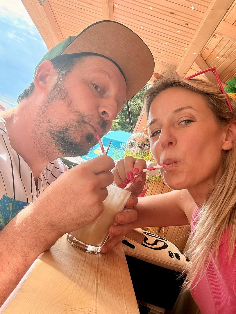 Tina Pachner und Any Prach. Sie hat sich ihn vom Universum gew&uuml;nscht.