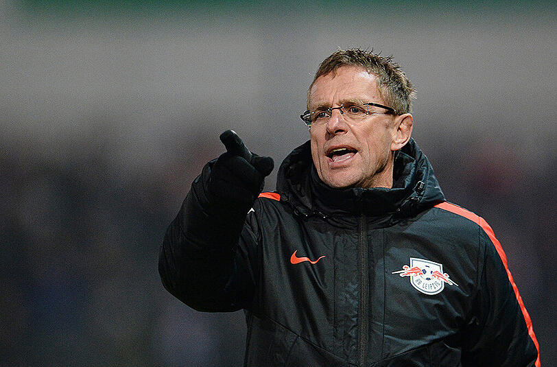 Der Trainer von RB Leipzig, Ralf Rangnick.