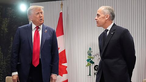 Beim Treffen Trumps mit Carney kommt es zur Provokation der Bündnispartner.