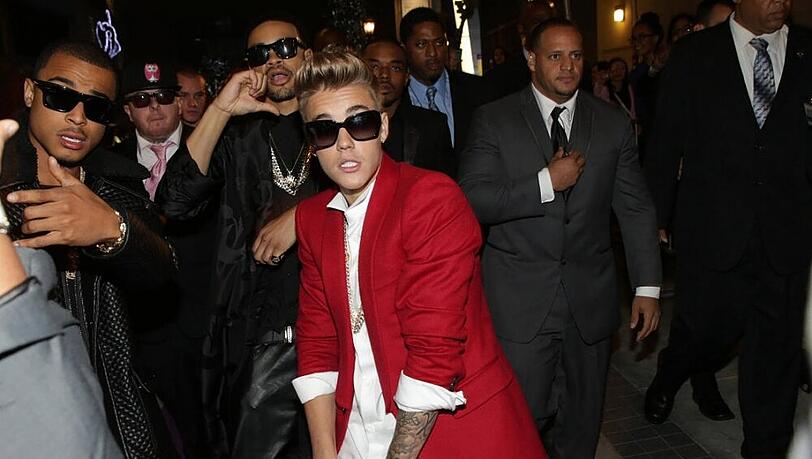 Viel zu schnell unterwegs: Justin Bieber Viel zu schnell unterwegs: Justin Bieber