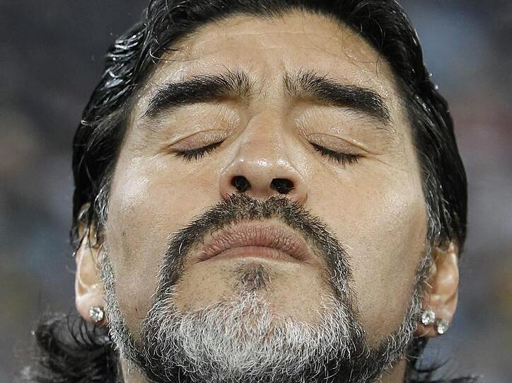 Ein mann, der polarisiert - schon immer: Diego maradona.