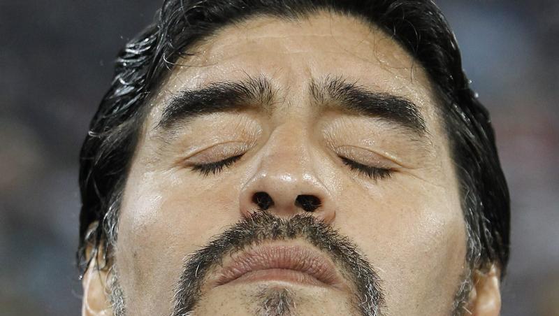 Ein mann, der polarisiert - schon immer: Diego maradona.