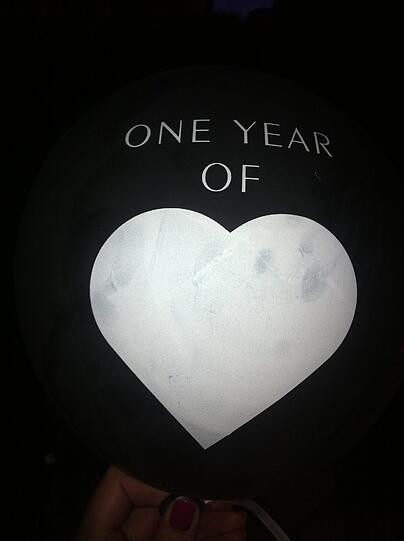 One year of love: Das Heart feierte seinen 1. Geburtstag.