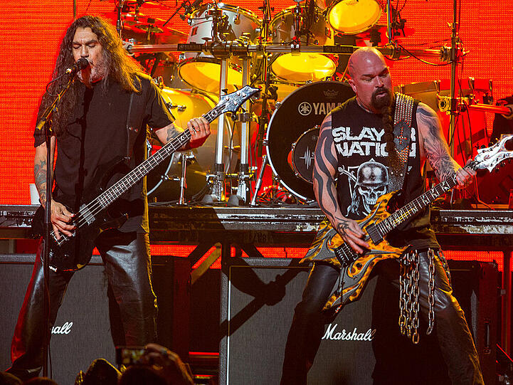 Slayer bei einem Auftritt im Jahr 2014