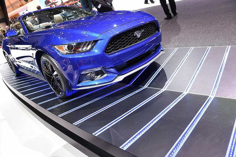 Platz 1: Der Ford Mustang (370 PS, im Schnitt 35.148 Euro) kostet als Jahreswagen nur 95 Euro pro PS
