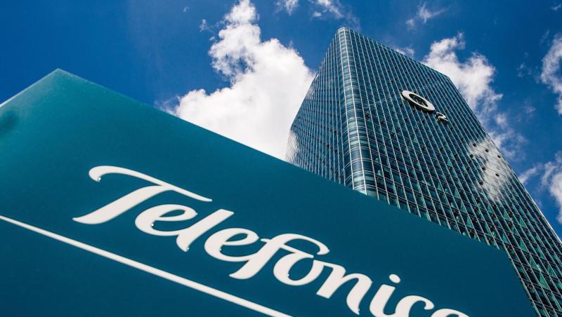 Das Logo des Telekommunikationsanbieters Telefonica. Foto: Lino Mirgeler/dpa/Archivbild Das Logo des Telekommunikationsanbieters Telefonica. Foto: Lino Mirgeler/dpa/Archivbild