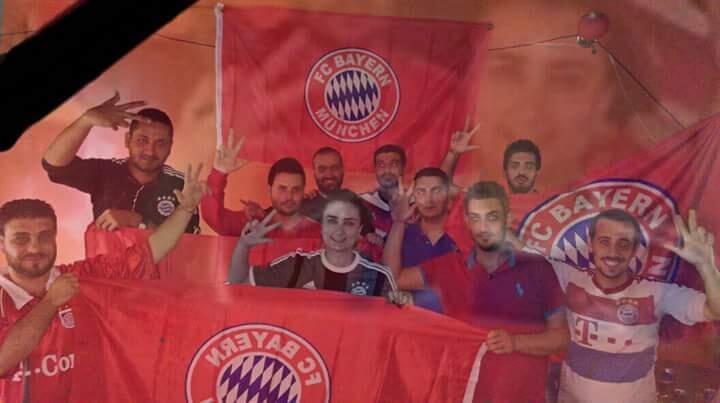 Regelmäßig trafen sich die syrischen Bayern-Fans, um gemeinsam die Spiele zu schauen.