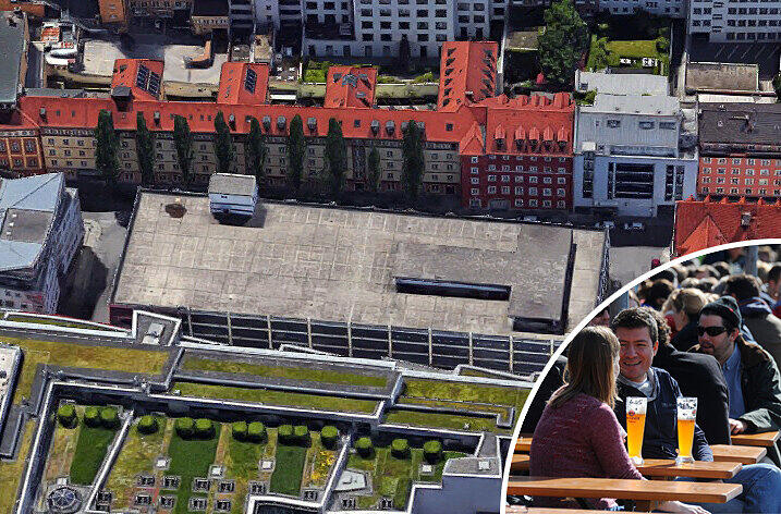 Parkhaus trifft Biergarten: Dieser Plan ist vorerst gescheitert.