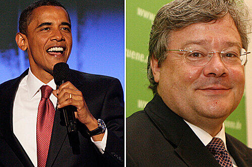 Der Bundesvorsitzende der Grünen, Reinhard Bütikofer, berichtet von der Barack Obama-Show in Denver.