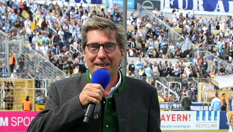 Stadionsprecher-Legende des TSV 1860: Stefan Schneider.