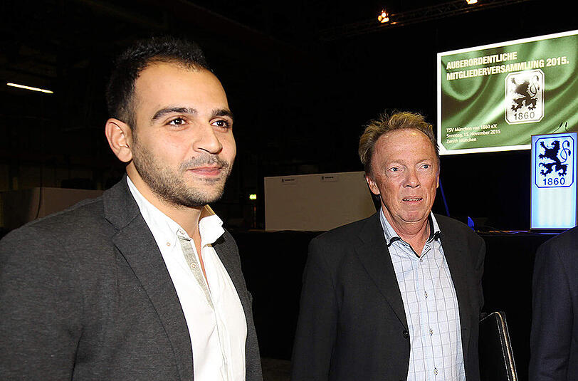 Man schätzt sich: Geschäftsführer Noor Basha und Präsident Peter Cassalette.