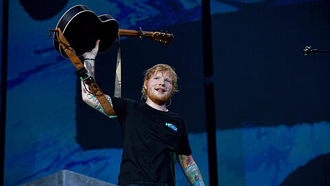 Ed Sheeran spielt gleich zwei Tage hintereinander im Münchner Olympiastadion - beide Konzerte sind restlos ausverkauft. Die Bilder vom ersten Auftritt.