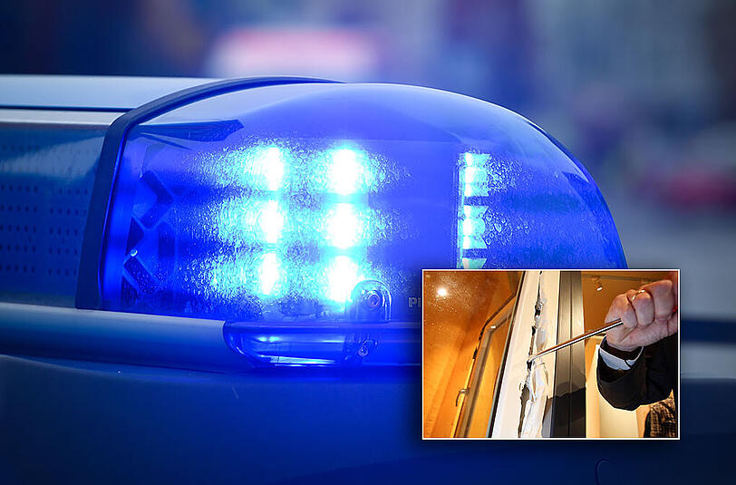 Die unbekannten Täter konnten mit einem Tresor mit mehreren tausend Euro Inhalt unerkannt flüchten. Die Fahndung der Polizei läuft. (Symbolbilder)
