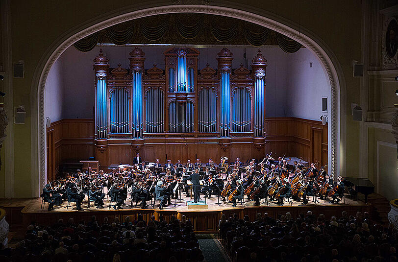 Die Münchner Philharmoniker zu Gast in München. Die Bilder von Konzert und Generalprobe.