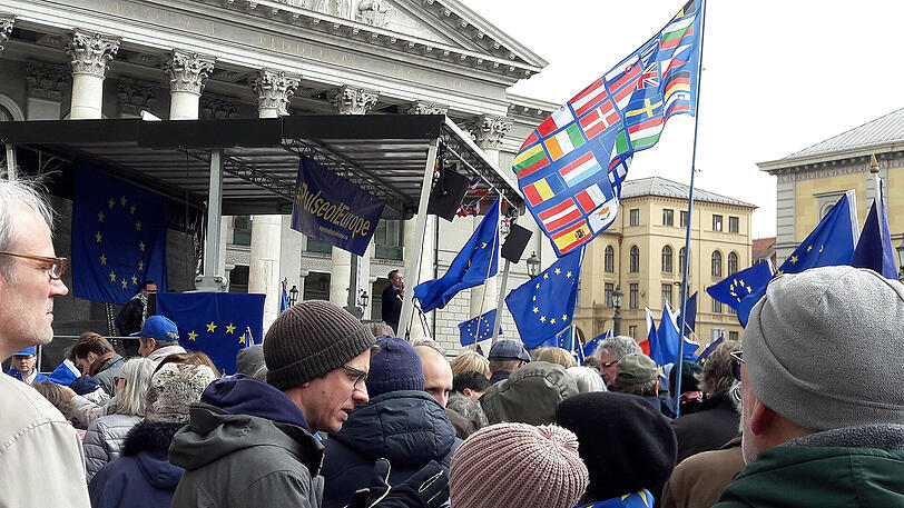 Eingeladen hatte das Bündnis "Puls for Europe".
