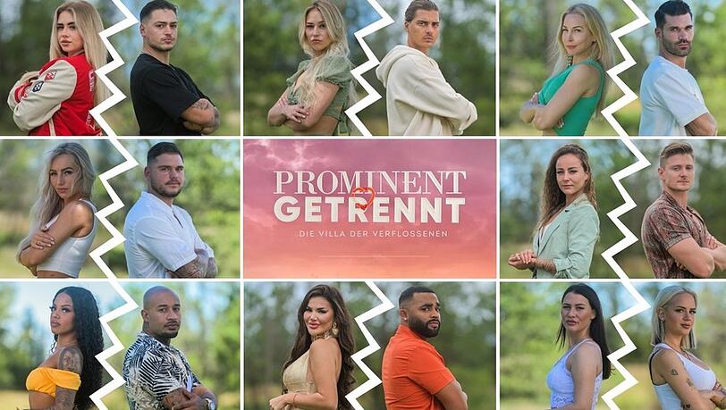 Auch in Staffel drei von "Prominent getrennt" treten wieder acht Promis mit ihren Ex-Partnern gegeneinander an.