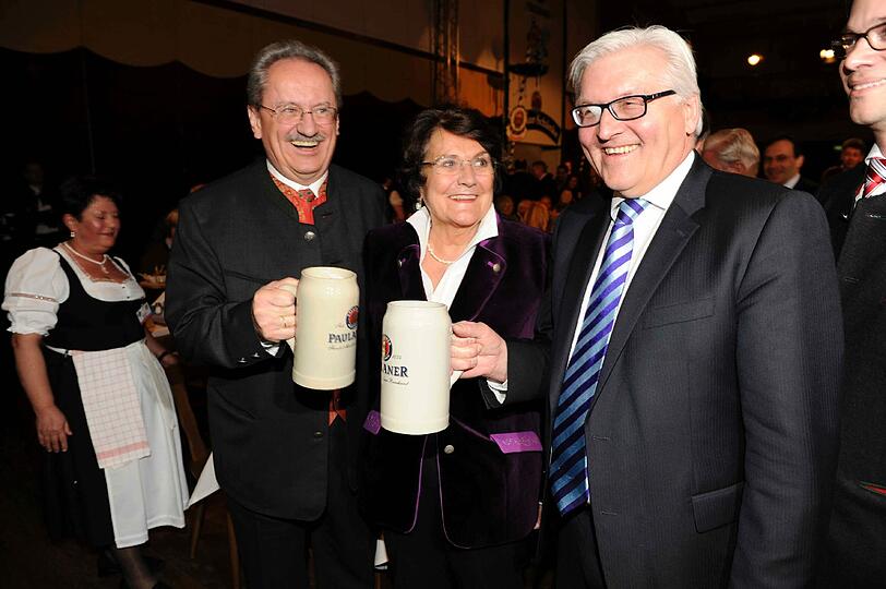 Oberbürgermeister Christian Ude und Frau Edith von Welser - Ude, Frank - Walter Steinmeier