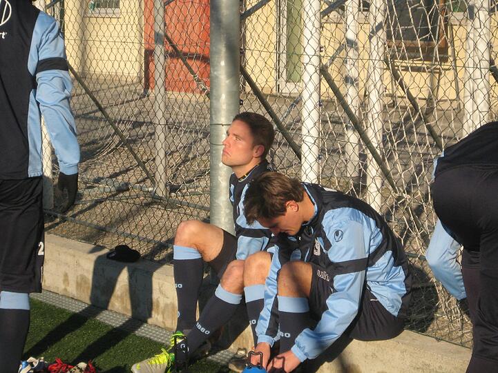 Die Löwen im Trainingslager in Brescia.