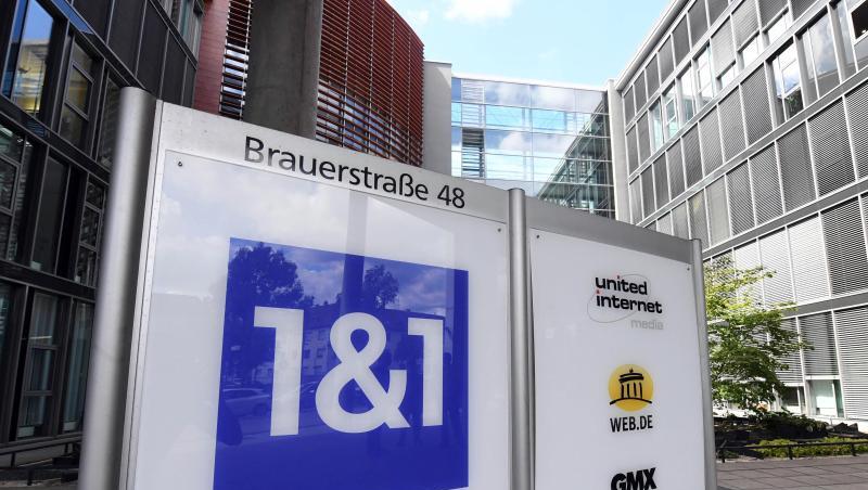 Der Internetanbieter 1&1.