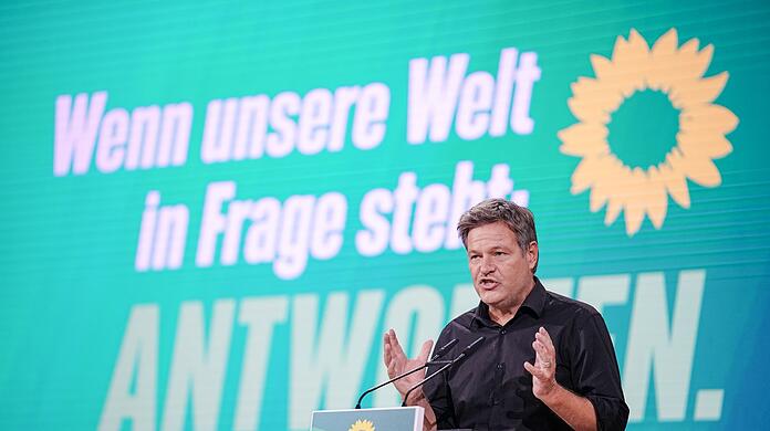 Robert Habeck beim Grünen-Bundesparteitag in Bonn.