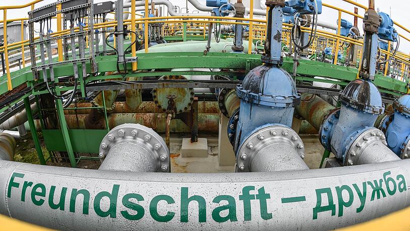 Deutschland wird trotz eines Schadens an der Pipeline Druschba sicher versorgt, sagt die Bundesregierung. (Archivbild)