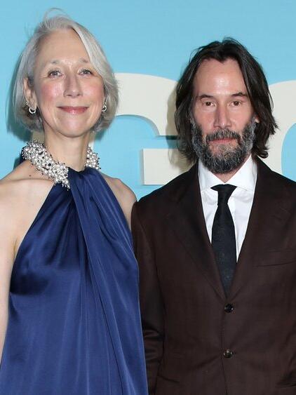 Keanu Reeves und Alexandra Grant auf dem roten Teppich.