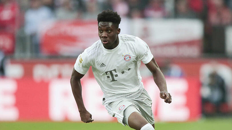 Beim FC Bayern auf der linken Abwehrseite gesetzt: Alphonso Davies.