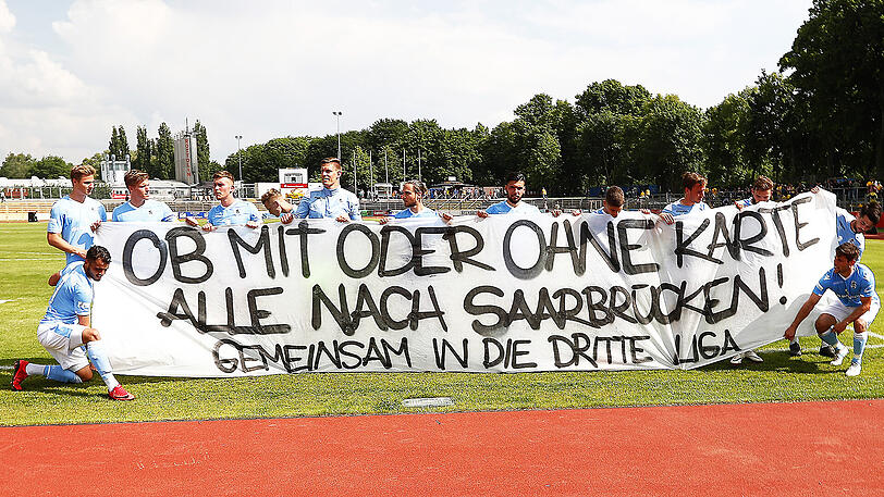 In Bayreuth: Die Löwen fiebern der Relegation gegen den 1. FC Saarbrücken entgegen.